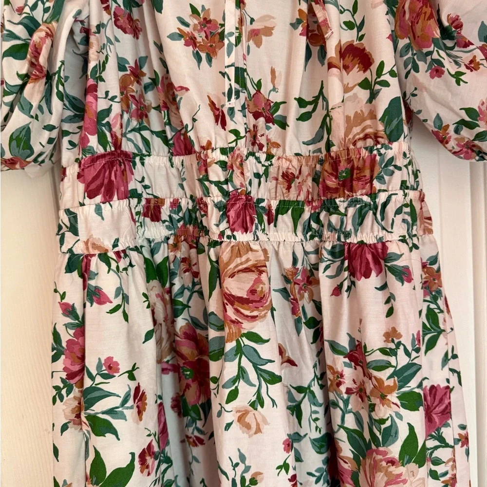 💕Anthropologie The Somerset Maxi Dress Puff Sleeve Edition size medium Brand New - Picture 8 of 12